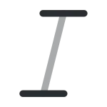 Text Italic SVG Icon
